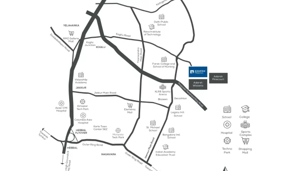 Adarsh Tranqville location map Adarsh Tranqville location map